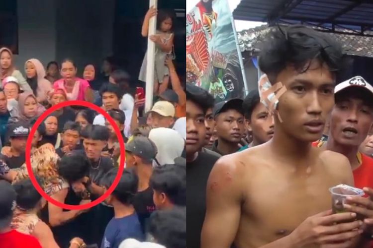 Viral! Jaranan Kesurupan Gigit Telinga Penonton Hingga Putus di Banyuwangi