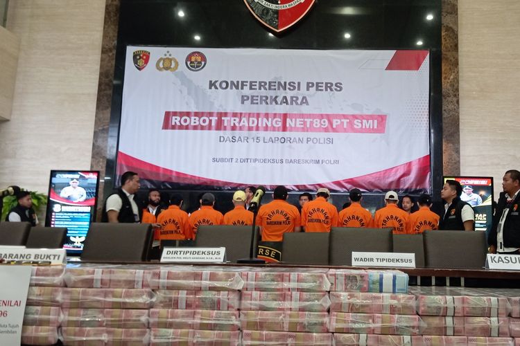Kasus Penipuan Investasi Robot Trading Net89 Beserta Barbut Dilimpahkan ke Kejaksaan: Tesla hingga Uang Miliaran
