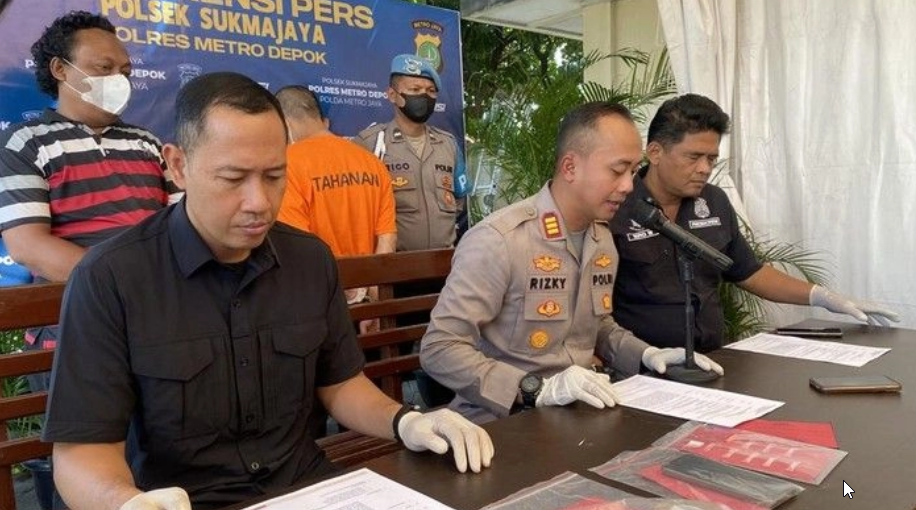 Polisi Tangkap Kurir Narkoba Modus Tempel di Depok